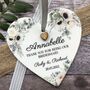 Personalised Bridesmaid Heart Acrylic Keepsake, thumbnail 1 of 2