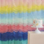 Rainbow Tissue Paper Disc Party Backdrop, thumbnail 1 of 2