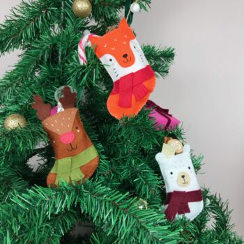 Sew Your Own Felt Stocking Friends Set, 11 of 12