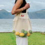 Personalised Embroidered Net Tote Bag, thumbnail 1 of 10