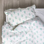 Aqua Green Booti Print Bedding, thumbnail 1 of 2