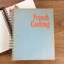 'French Cooking' Upcycled Notebook, thumbnail 1 of 5