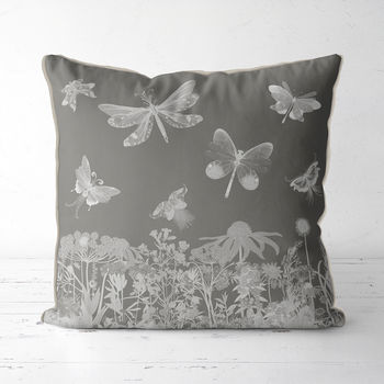 Flutterbies Butterfly Throw Cushion, 2 of 3