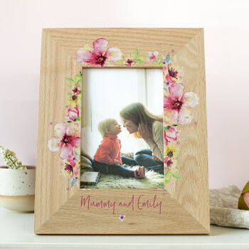 Personalised Mum And Me Photo Frame, 6 of 7