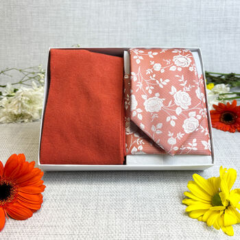 Seville Rose Petals Wedding Tie Set, 4 of 6