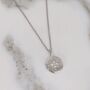 The Starburst Disc Sterling Silver Necklace, thumbnail 1 of 4