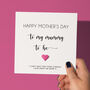 Personalised Mother's Day Card For Mummy To Be, thumbnail 1 of 3