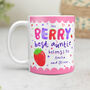 Personalised Berry Best Auntie Mug, thumbnail 1 of 4