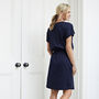 Bali Navy T Shirt Dress, thumbnail 5 of 6