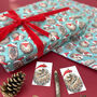 Hedgehog Christmas Wrapping Paper, thumbnail 9 of 12