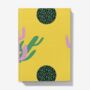 A5 Hardback Notebook Featuring A Colourful Cactus Print, thumbnail 1 of 4