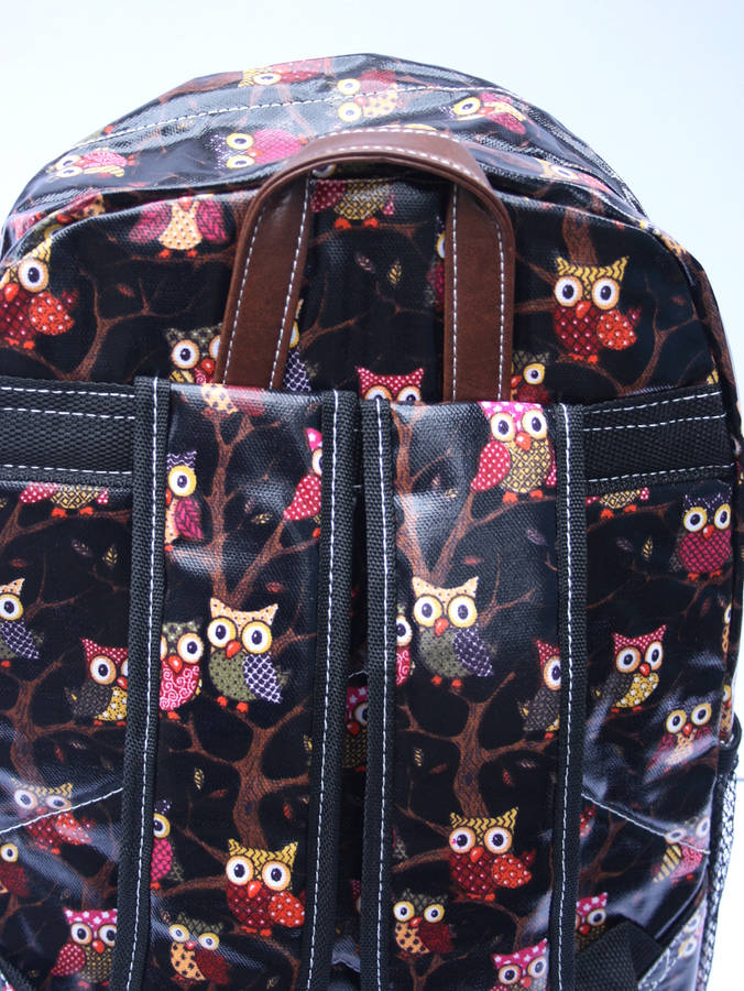 owl plush backpack