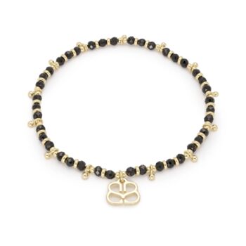 Raven Black Spinel Stretch Bracelet Or Stack, 2 of 5