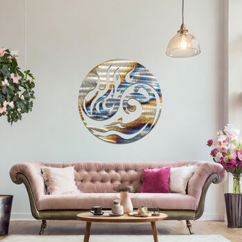 Metal Fire And Water Wall Art For Home Or Studio Decor, 4 of 11