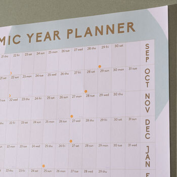 2023 2024 Academic Wall Planner | Abstract Organic, 3 of 7