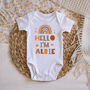 Personalised New Baby Bodysuit Boho, thumbnail 3 of 5