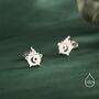 Sterling Silver Tiny Cauldron Stud Earrings, thumbnail 4 of 12
