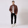 Mens' Luxury Sheepskin Leather Jacket, thumbnail 7 of 11