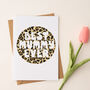 Leopard Print 'Best Mummy Ever' Mother's Day Card, thumbnail 1 of 3