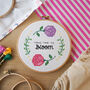 'Take Time To Bloom' Cross Stitch Kit, thumbnail 1 of 5