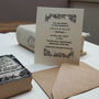 Personalised Wedding Invitation Stamp Lace Design, thumbnail 1 of 4