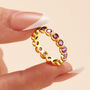 Lavender Amethyst Gemstone Eternity Ring, thumbnail 1 of 4