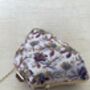 Purple Statement Handcrafted Floral Clutch Bag, thumbnail 4 of 6