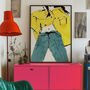 Star Illustrated Fashion Print, thumbnail 1 of 6