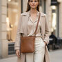 Women's Genuine Leather Shoulder Bag, Cross Body Bag, thumbnail 5 of 9