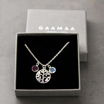 Birthstone Family Tree Necklace, 3 of 9