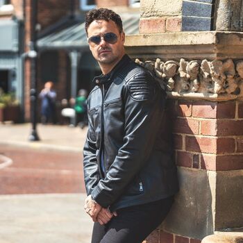 Luxury Leather Sheepskin Biker Black Jacket, 4 of 6