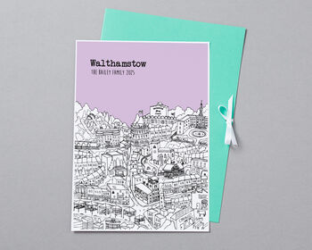 Personalised Walthamstow Print, 4 of 10