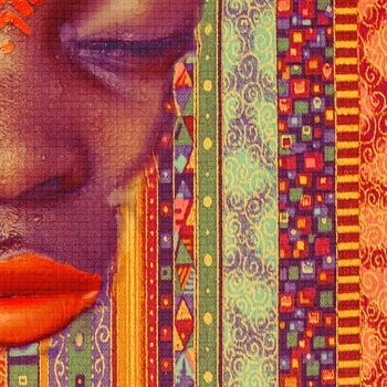 Surreal Giclee Fine Art Print, Afrocentric, Square, 5 of 5