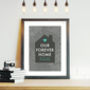 Home Sweet Home Personalised Map Print, thumbnail 11 of 12