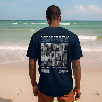 Personalised 11 Photos Boyfriend / Girlfriend T Shirt, 5 of 12