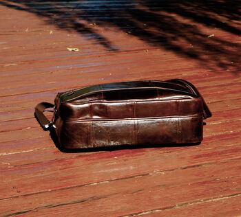 Genuine Leather Briefcase With Zip Pockets, 7 of 12