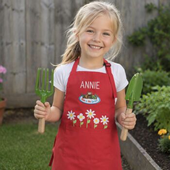 Personalised Childs Gardening Apron, 2 of 5