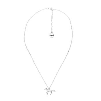 Personalised Sterling Silver Horse Necklace, 3 of 8