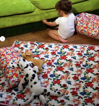 Reversible Baby Play Mat /Duvet, 3 of 5