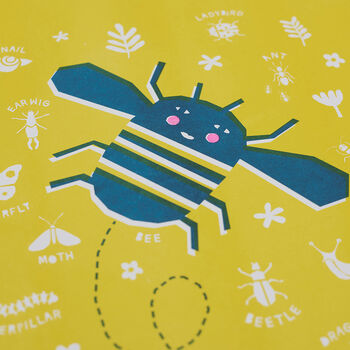 Guide To Garden Bugs, Riso Art Print, 2 of 2