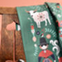 Tea Towel 100% Cotton Welsh Folk Art Design, thumbnail 7 of 12