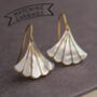 Art Deco Pearl Fan Necklace, thumbnail 5 of 10