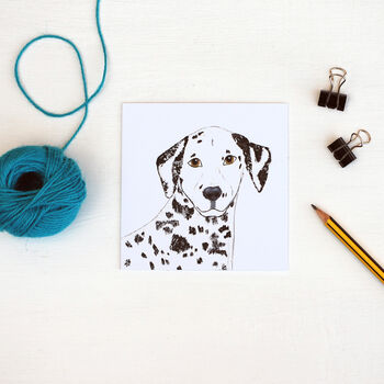 Daisy The Dalmatian Greetings Card, 2 of 2