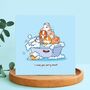 Puppy Dog Card | Cute Greetings Card, thumbnail 5 of 5