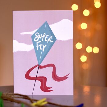 Super Fly Greetings Card, 2 of 7