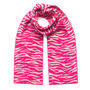 Tiger Wool And Cashmere Scarf Hot Pink, thumbnail 1 of 2