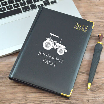 Personalised Diary Tractor Themed Design, 2 of 5