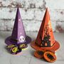 Witches Hat Halloween Favour Treat Box Orange, thumbnail 1 of 2