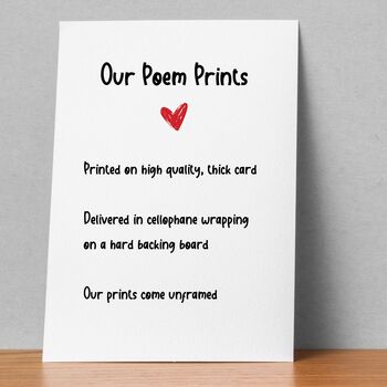 Personalised Poem For Grandad, Fathers Day Print, 8 of 8