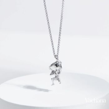 Khen Khrok Khen Phu Khao Gold Vermeil, Sterling Silver Necklace, 7 of 12
